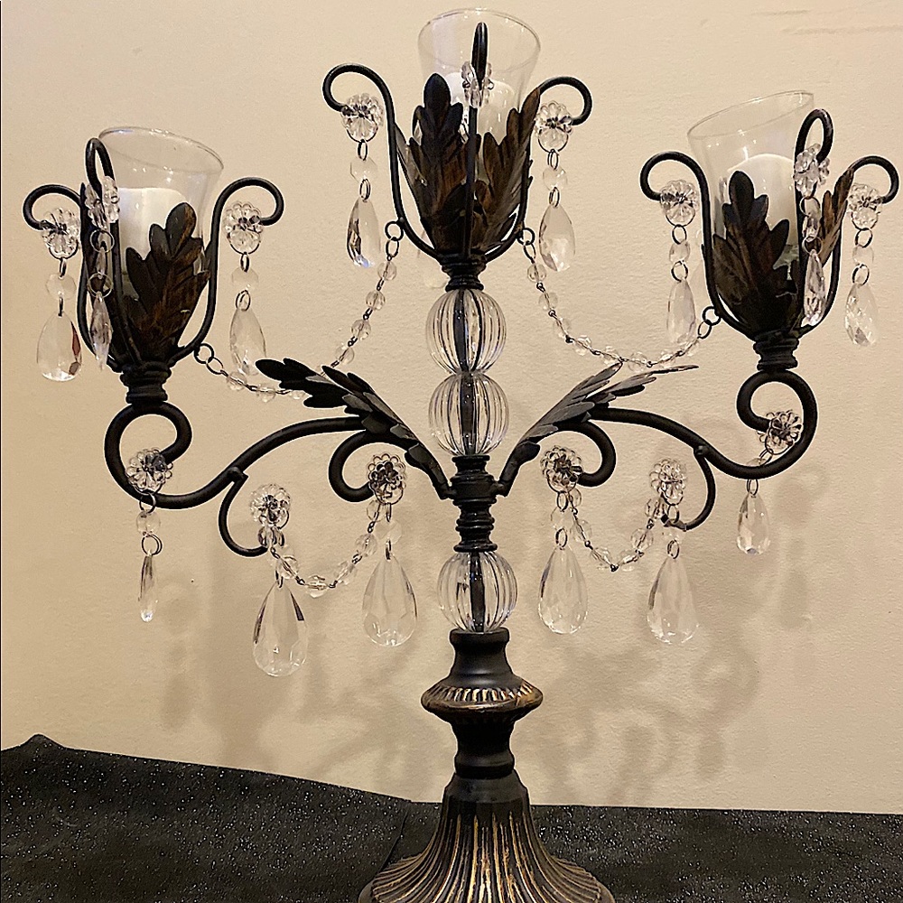 Mikasa Triple-Arm Chandelier Candle Holder